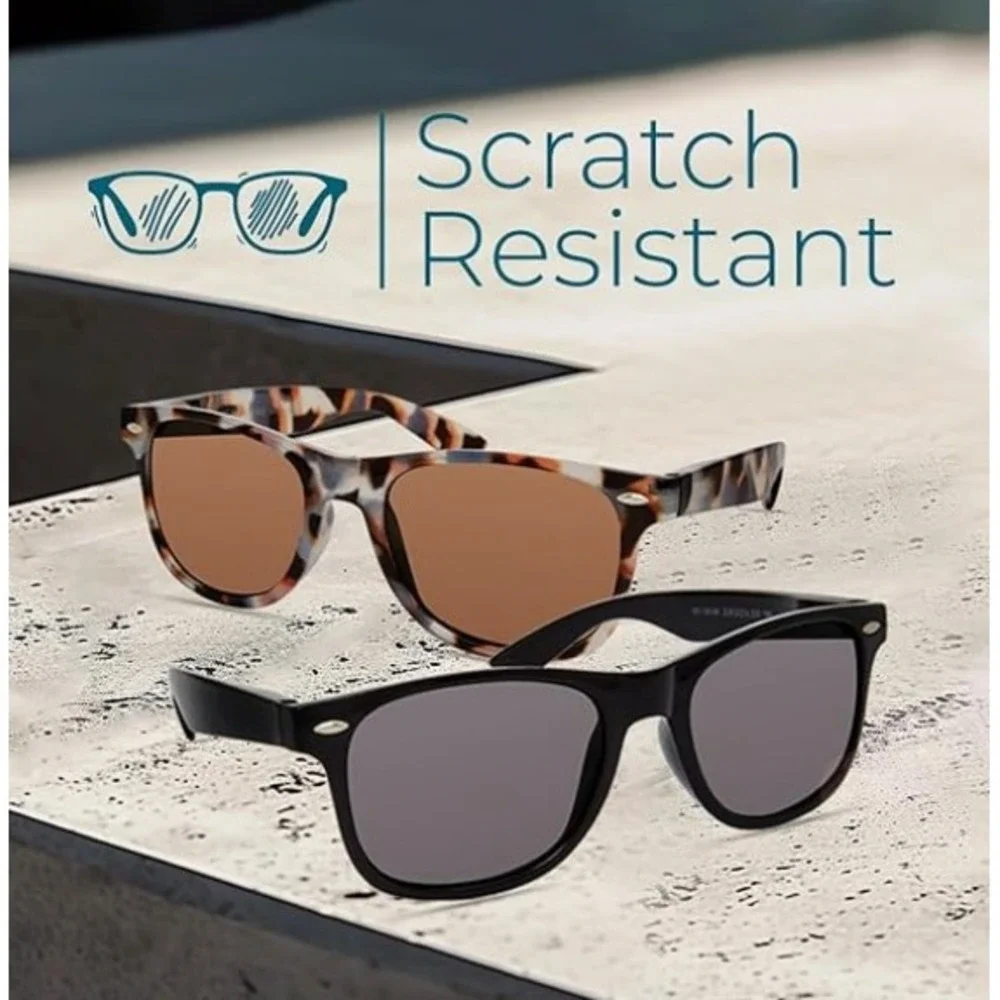 M+ Adult Sunglass Readers +1.50 2-Pack Black & Tortoise UV400 Melbourne